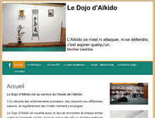 Tablet Screenshot of aikido-toulouse.com